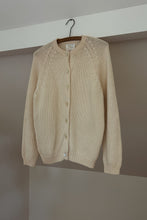 1960's PURE WOOL BRITISH KNIT CARDIGAN | SIZE S/M