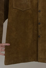 1960's CAMEL SUEDE WESTERN JACKET | SIZE L
