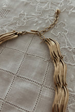 1980's GOLD FILL TRIFARI WAVE CHAIN NECKLACE