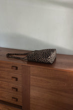 1990's NINE WEST LEOPARD VINYL TOTE