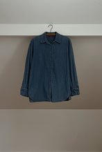 1990's BR FRENCH CUFF DENIM SHIRT | SIZE M