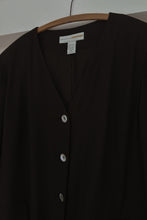 1990's DEENE NEW YORK MINIMAL WOVEN BLACK BLAZER | SIZE 3XL
