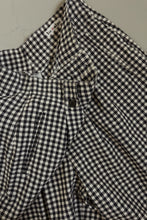 1980's RAMIE COTTON GINGHAM PLEATED TROUSER SHORTS | SIZE 29