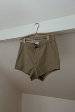 VINTAGE CARDED COTTON MILITARY SWIM TRUNKS | SIZE 30/31