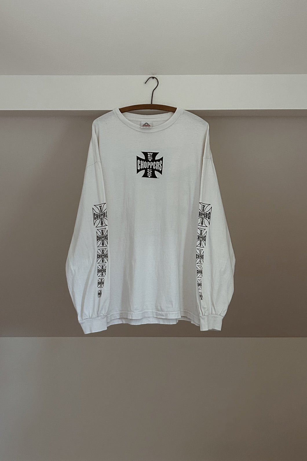 Y2K WEST COAST CHOPPERS COTTON LONGSLEEVE | SIZE L/XL