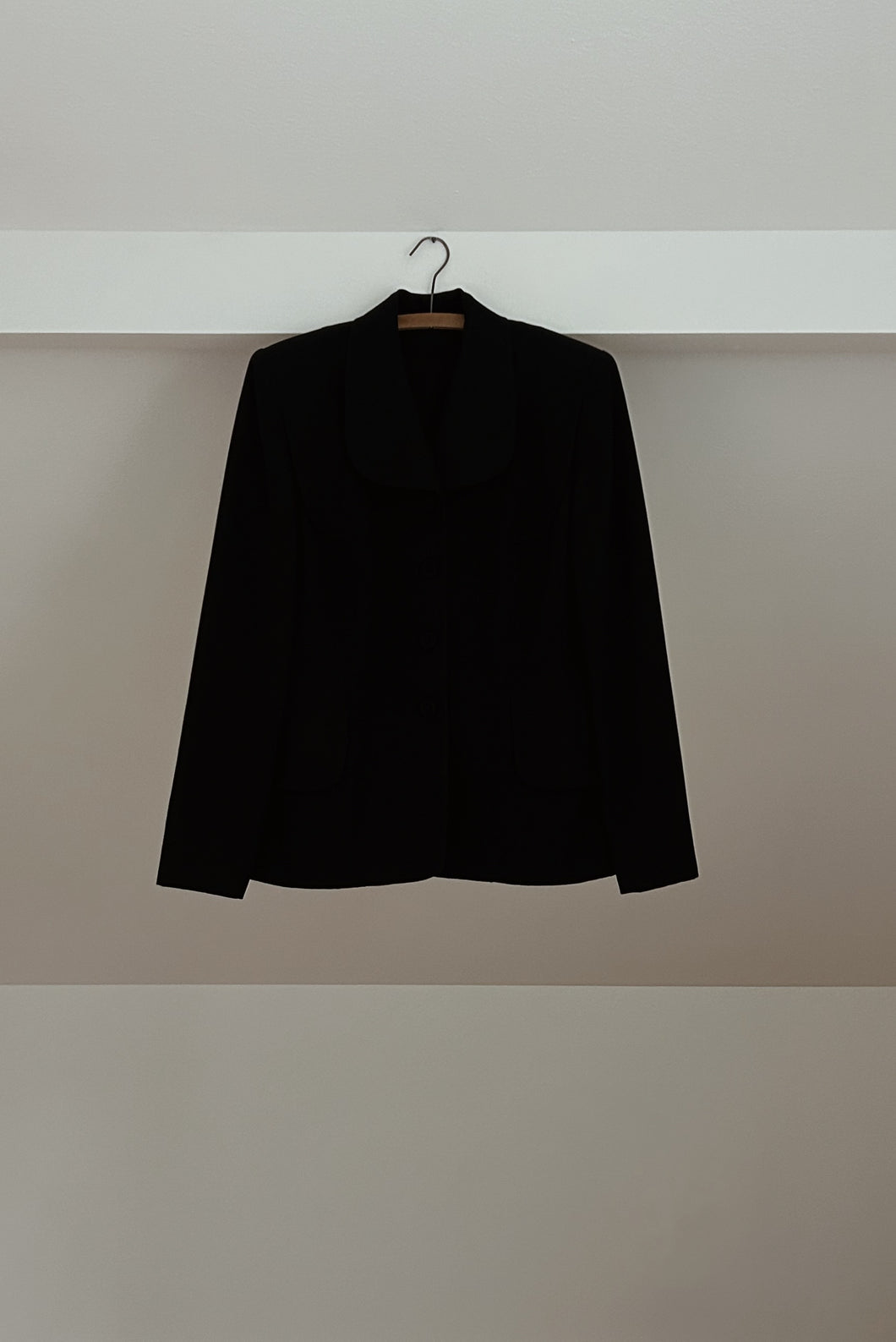 1940's RARE BOBBY BURNS BLACK WOOL JACKET | SIZE M