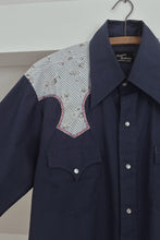 1970's FLORAL WESTERN PEARL SNAP SHIRT | SIZE M