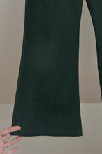 1960's FOREST GREEN KICK FLARES | SIZE 29