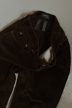 1990's RALPH LAUREN CHOCOLATE COTTON CORDS | SIZE 28/29