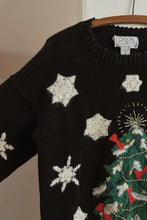 1990's RAMIE COTTON EMBROIDERED TREE JUMPER