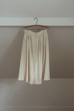 1990's PURE RAW SILK BUTTON MIDI | SIZE M/L