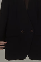 1990's JONES PURE WOOL CLASSIC MIDNIGHT BLAZER | SIZE M/L
