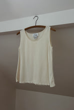1990's SILK + COTTON KNIT TANK | SIZE M