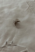 1980's 925 STERLING SILVER MESH DOME RING | SIZE 6