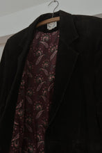 1990's BLACK PARIS SUEDE BLAZER | SIZE M