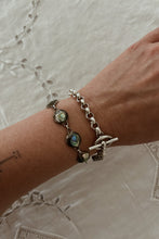 1980's CHUNKY STERLING SILVER LINK CHAIN BRACELET