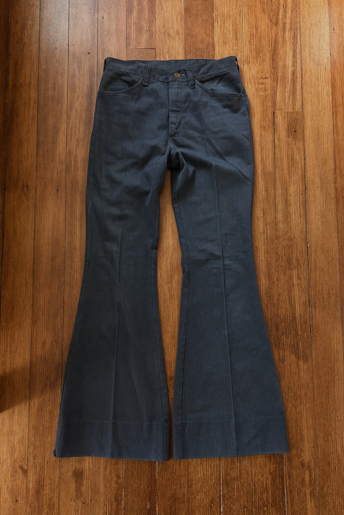 1970's M WARD DENIM BELLS | SIZE 28/29