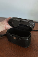 1990's BLACK SOFT LEATHER BOX BAG