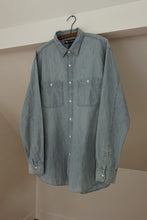 1990's DENIM WORK SHIRT | SIZE M/L
