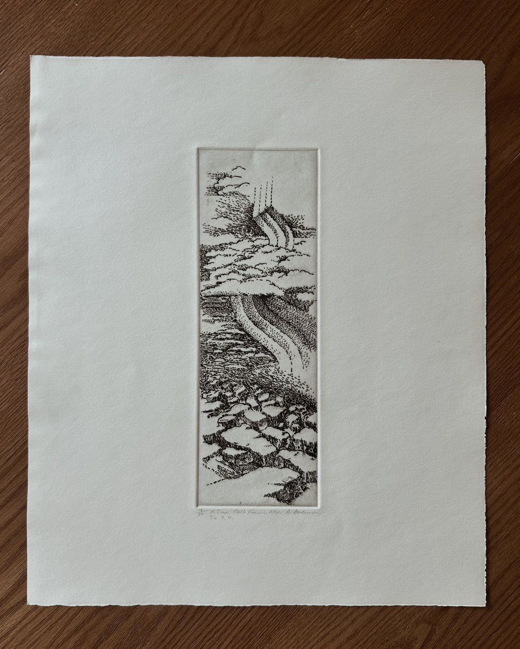 1971 RARE ARTHUR ANDERSON (YALE AT NORFOLK) SIGNED LIMITED EDITION PRINT | 15