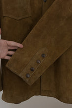 1960's CAMEL SUEDE WESTERN JACKET | SIZE L