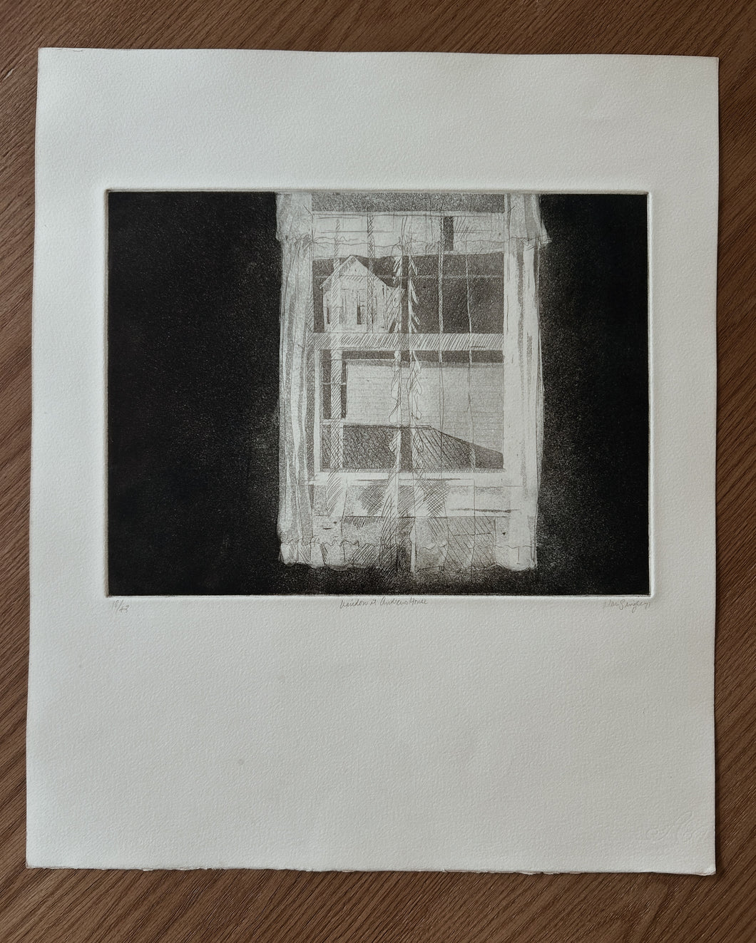 1971 RARE ALAN SINGER (YALE AT NORFOLK) SIGNED LIMITED EDITION PRINT | 15