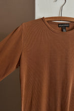 1990's PURE SILK CARAMEL RIB KNIT