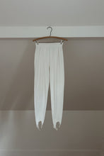 1980's RIBBED COTTON STIRRUP LEGGINGS | SIZE S