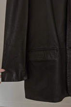 1990's CLASSIC BLACK BUTTERY SOFT LEATHER JACKET | SIZE XL/XXL