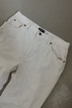 1990's CLAIBORNE CLASSIC WHITE STOVEPIPE DENIM | SIZE 30/31