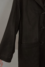1990's XOE CHOCOLATE SOFT PEBBLED LEATHER JACKET | SIZE L/XL