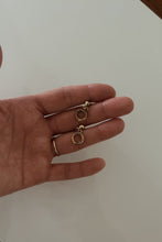 1970's GOLD FILL ROPE LOOP POSTS