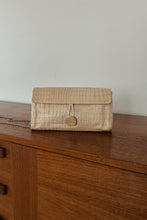 1990's TANNER ITALIAN EMBOSSED LEATHER BAG | CHAIN STRAP