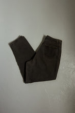 1990's GREY PINCH WAIST TAPER DENIM | SIZE 29