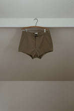 VINTAGE CARDED COTTON MILITARY SWIM TRUNKS | SIZE 30/31
