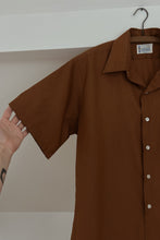 1970's TOWNCRAFT TERRA COTTA DAD SHIRT | SIZE M