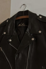 1980's CLASSIC BLACK LEATHER BIKER JACKET | SIZE M