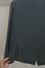 1990's PURE SILK JONES SOFT TEAL BLAZER | SIZE M