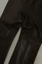 Y2K BLACK SIENA LAMBSKIN KICK FLARES | SIZE 27