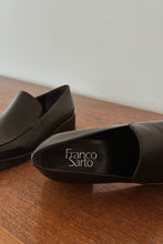 1990's FRANCO SARTO BLACK LEATHER LOAFERS | SIZE 6