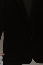 1970's BLACK COTTON CORDUROY BLAZER | SIZE M/L