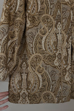 1990's LAURA ASHLEY GOLD BROCADE JACKET | SIZE M/L