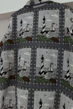 LATE 1990's SEASIDE TAPESTRY JACKET | SIZE XL
