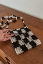 Y2K CHECKER BEADED BAG | 7" x 7"