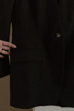 1990's JONES CHARCOAL PURE WOOL BLAZER | SIZE S/M