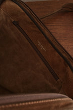 1970's LOEWE CARAMEL SUEDE MESSENGER TOTE