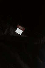1990's FOXLEY LONDON BLACK VELVET PENCIL MIDI SKIRT | SIZE S