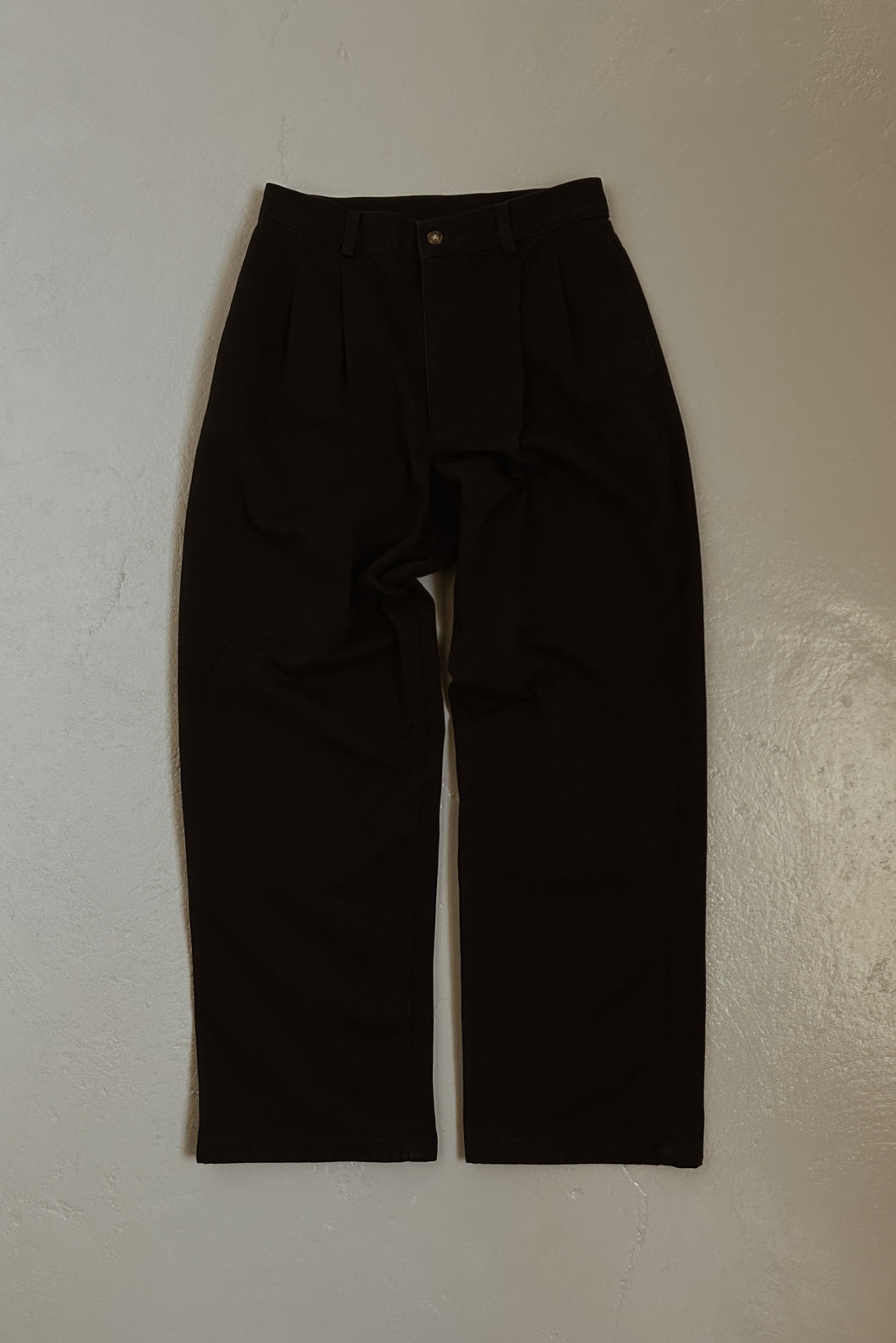 1990's IZOD BLACK PLEATED DIANA TROUSERS | SIZE 26