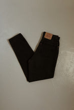 1990's LEVI'S 521 STOVEPIPE BLACK DENIM | SIZE 29