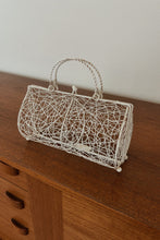 1970's METAL SCRIBBLE WIRE HANDBAG
